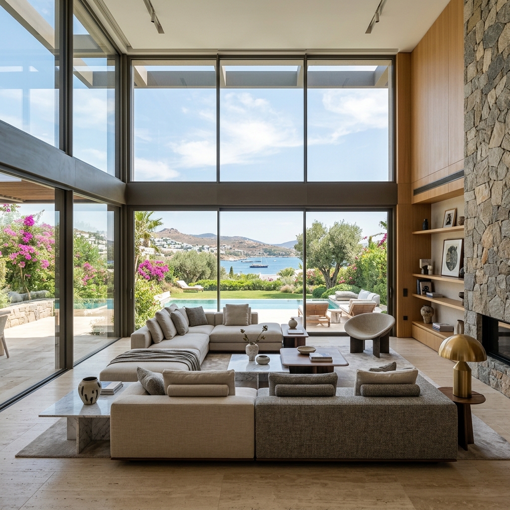 Aegean Bodrum Villası Özel Konsepti